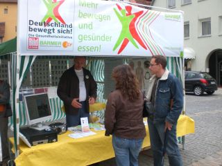 Info-Stand Erste Hersbrucker Gesundheitstage - 2007